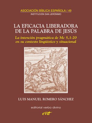 cover image of La eficacia liberadora de la palabra de Jesús